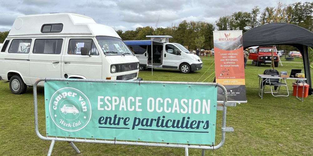 Espace Occasion : vendez votre véhicule entre particuliers au Camper Van Week-End