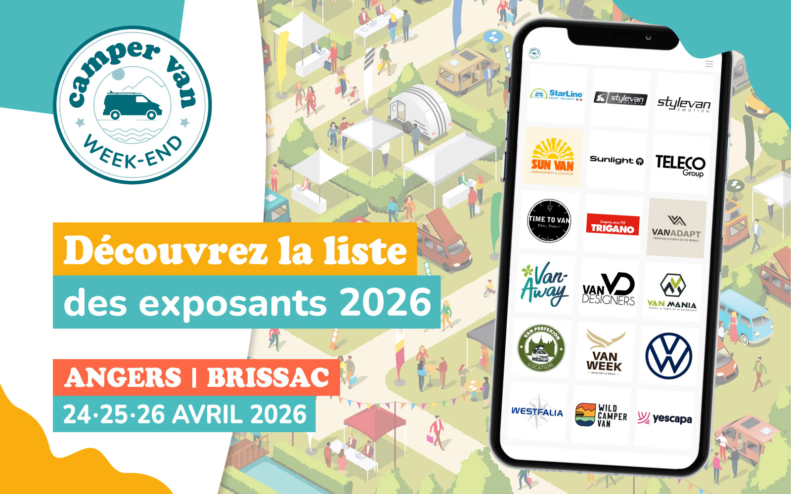 Découvrez la liste des exposants d’Angers-Brissac 2026 Découvrez la liste des exposants d’Angers-Brissac 2026