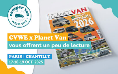 Camper Van Week-End et Planet Van & Fourgons vous offrent un peu de lecture !
