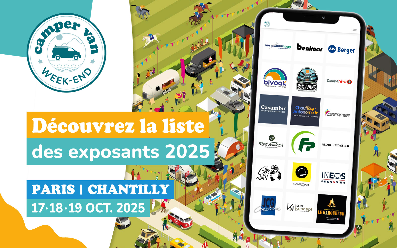 Découvrez la liste des exposants de Paris-Chantilly 2025 Découvrez la liste des exposants de Paris-Chantilly 2025