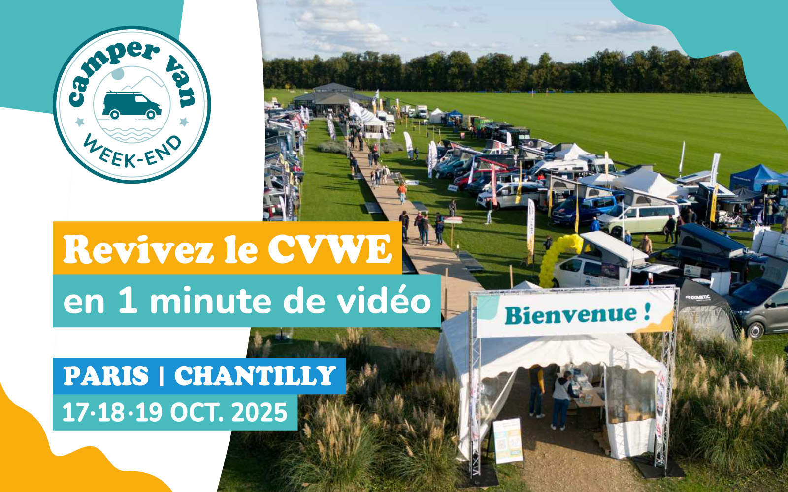 Revivez le Camper Van Week-End de Paris-Chantilly en 1 minute ! Revivez le Camper Van Week-End de Paris-Chantilly en 1 minute !