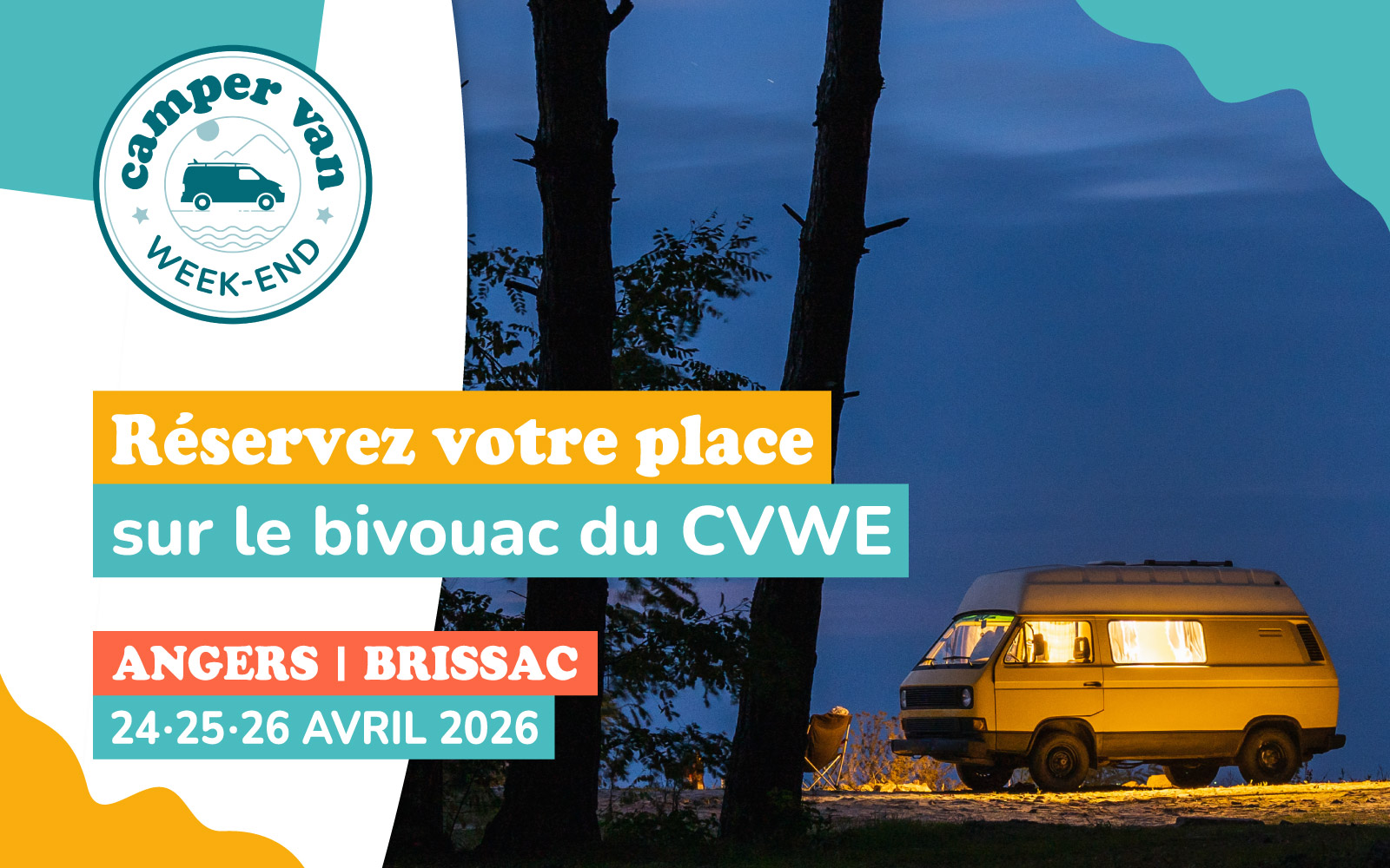 Faites étape au bivouac pour vivre pleinement le Camper Van Week-End ! Faites étape au bivouac pour vivre pleinement le Camper Van Week-End !