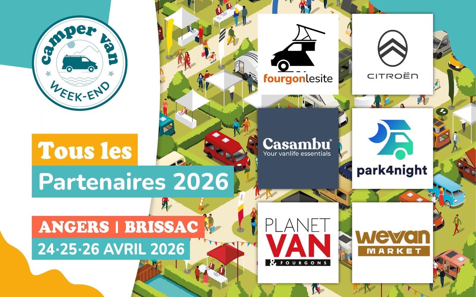 Zoom sur les partenaires du Camper Van Week-End