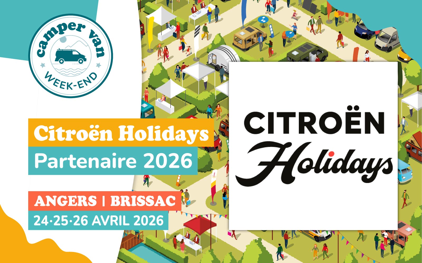 Zoom sur Citroën Holidays, partenaire du Camper Van Week-End