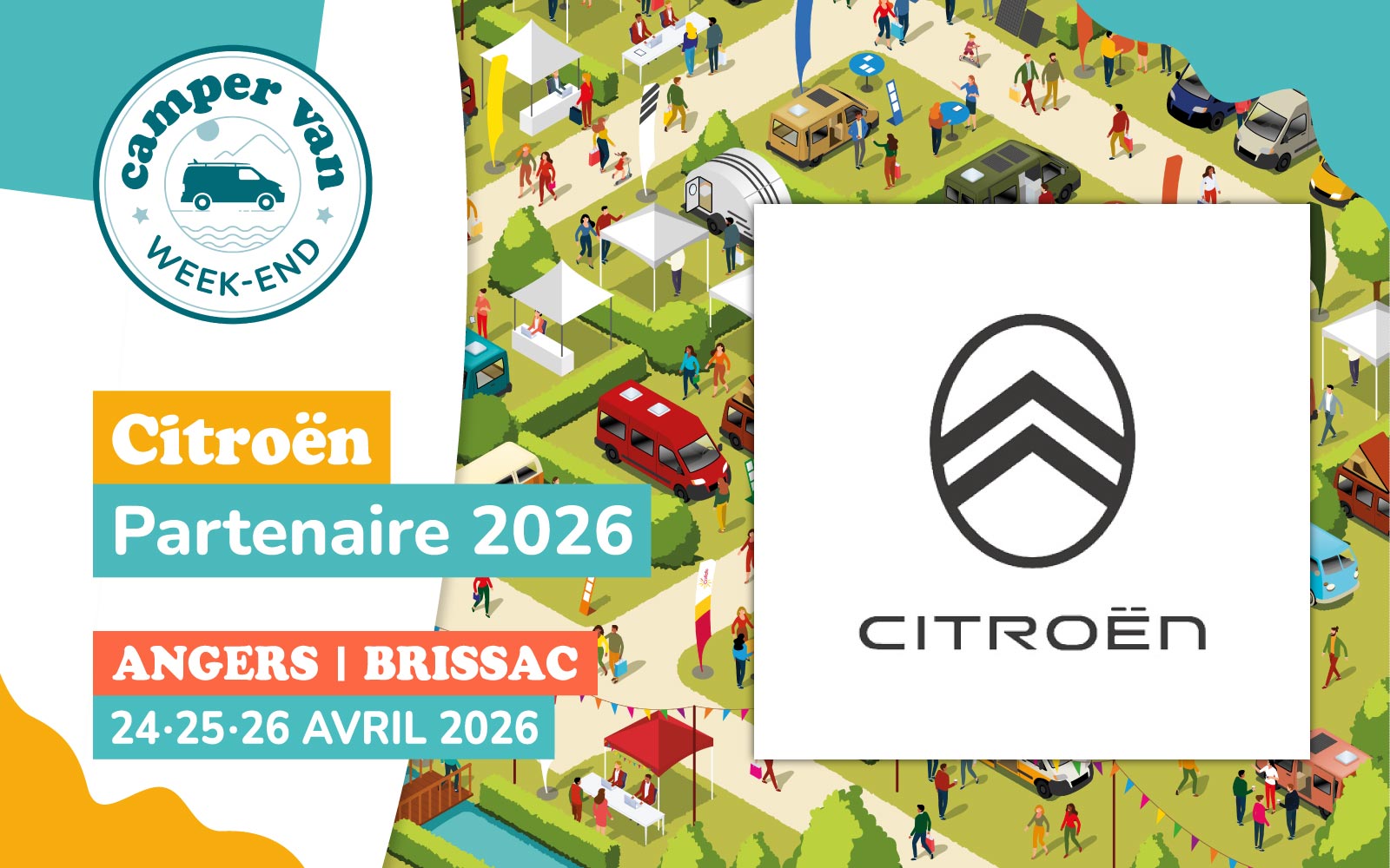 Zoom sur Citroën, partenaire du Camper Van Week-End