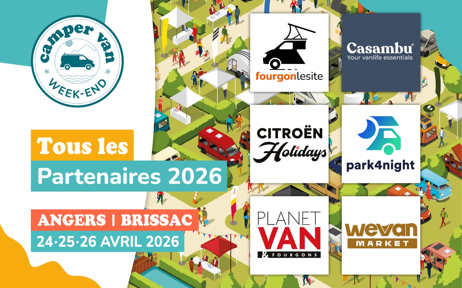 Zoom sur les partenaires du Camper Van Week-End