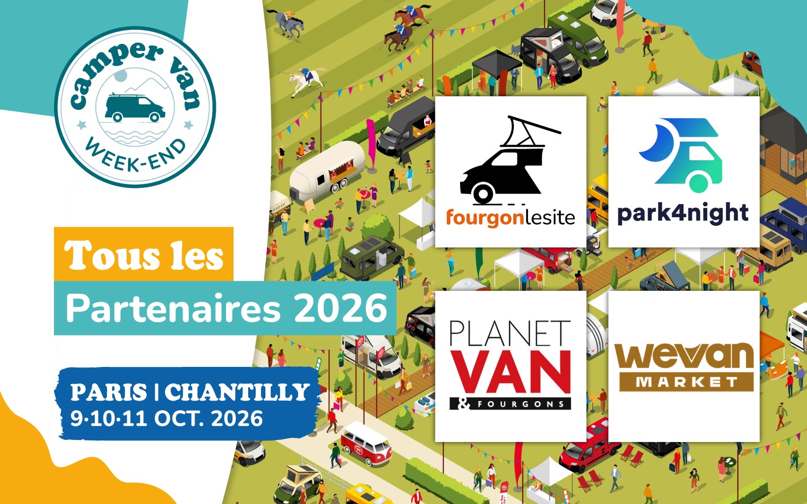 Zoom sur les partenaires du Camper Van Week-End